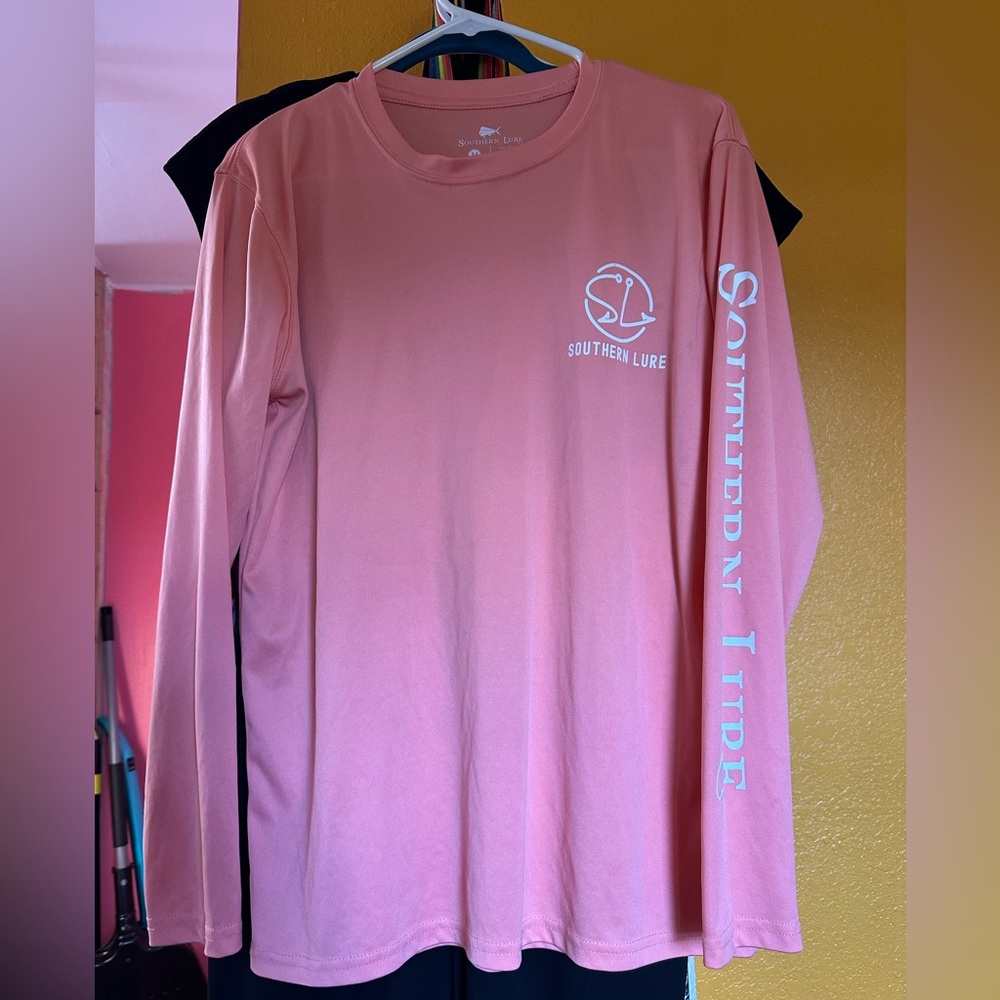 Men’s southern lure Pink Long Sleeve Shirt